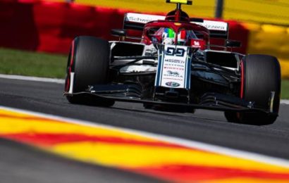 Giovinazzi receives Belgian GP grid drop