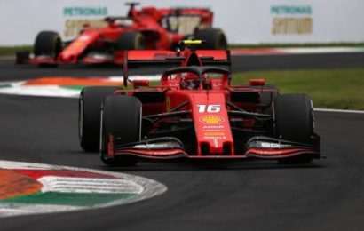 Leclerc scores Italian GP pole as qualifying ends in farce