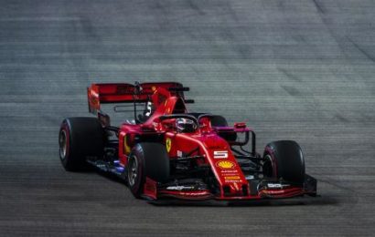 Vettel takes Singapore victory as Ferrari strategy frustrates Leclerc