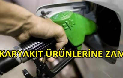 Akaryakıt Fiyatlarına Yarından İtibaren Geçerli Olmak Üzere Zam Yapıldı