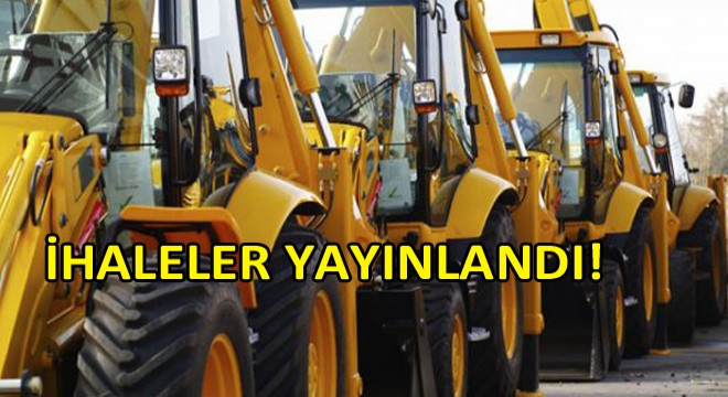 Belediyeler Araç ve İş Makinası Kiralama Hizmet Alımı İhaleleri Açtı Belediyeler Araç ve İş Makinası Kiralama Hizmet Alımı İhaleleri Açtı