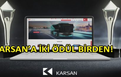 Karsan’ın İnternet Sitesine The Stevie Awards’tan İki Ödül Birden!