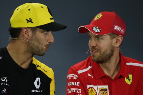 Ricciardo backs Vettel: ‘He’s one race from turning it around’ Ricciardo backs Vettel: ‘He’s one race from turning it around’