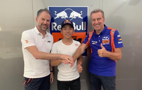 Sasaki is Tech3's first Moto3 signing Sasaki is Tech3's first Moto3 signing