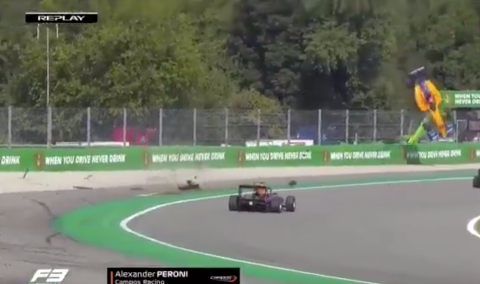 FIA removes sausage kerb at Parabolica after horror F3 crash