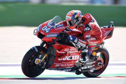 Dovizioso: Ducati strong points neutralised at slippery Misano