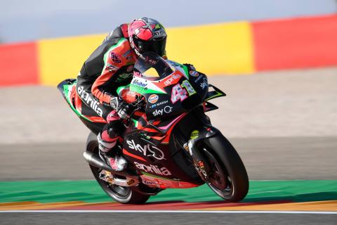 Aleix explains Aprilia speed, 'strange' Marquez braking Aleix explains Aprilia speed, 'strange' Marquez braking