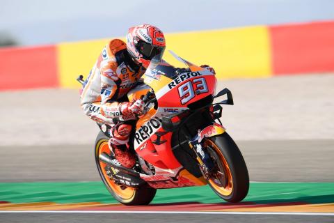 Marquez eases to Aragon MotoGP pole position Marquez eases to Aragon MotoGP pole position