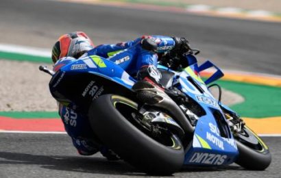 Rins tops drying FP3 at Aragon