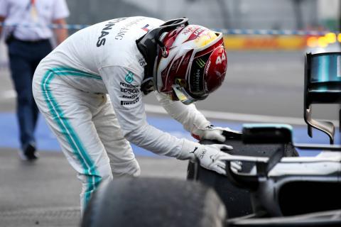 Mercedes reveals extent of damage to Hamilton's car Mercedes reveals extent of damage to Hamilton's car