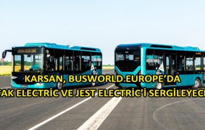 Karsan, Elektrikli Araçlarıyla Busworld Europe’da!