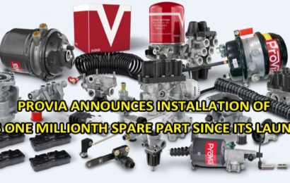 PROVIA ANNOUNCES INSTALLATION OF ITS ONE MILLIONTH SPARE PART SINCE ITS LAUNCH