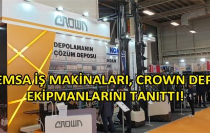 Temsa İş Makinaları, Crown Depo Ekipmanlarını Tanıttı