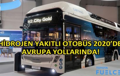 Toyota, CaetanoBus SA ile Birlikte Yakıt Hücreli Yeni Şehir Otobüsünü Üretmek Adına İlk Adımı Attı