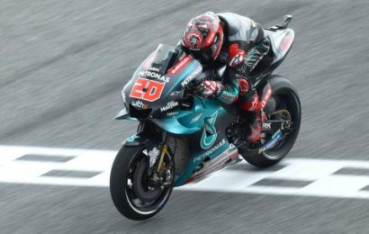 Quartararo on lap record pace to lead in FP1