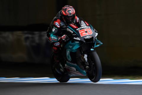 Quartararo fights back against Vinales as Yamaha impress Quartararo fights back against Vinales as Yamaha impress