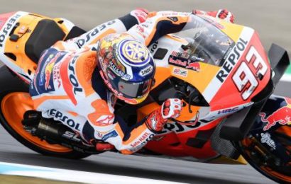 Marquez sees off Yamaha charge for maiden Japanese MotoGP pole