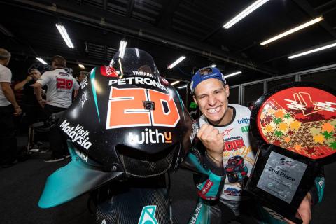 Quartararo secures ‘really tough’ MotoGP top rookie title Quartararo secures ‘really tough’ MotoGP top rookie title