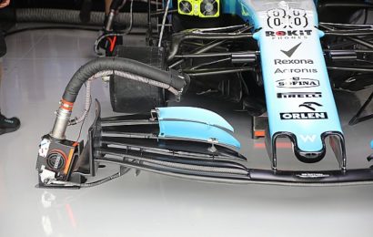 Williams, 2020 için planladığı yeni ön kanadı denedi