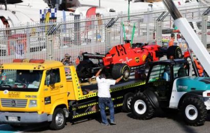 Vettel admits he ‘got lucky’ in Abu Dhabi FP1 crash