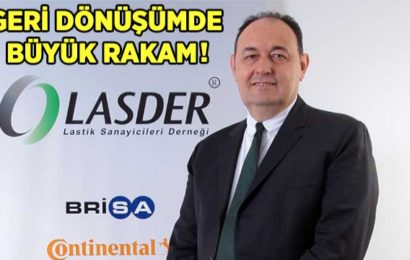 LASDER 23 Bin Ton Lastiği Geri Kazandırdı