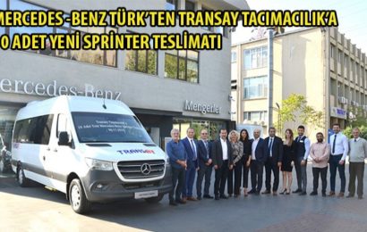 Mercedes-Benz Türk’ten Transay Taşımacılık’a 10 adet Yeni Sprinter teslimatı