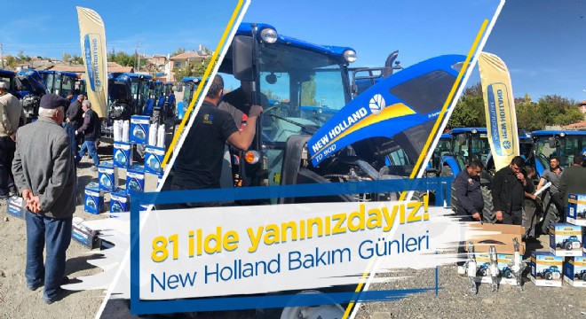 New Holland Toplu Bakım Günleri’nde Çİftçilerle Buluşuyor New Holland Toplu Bakım Günleri’nde Çİftçilerle Buluşuyor