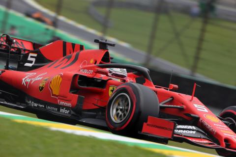 Vettel pips Leclerc as Ferrari dominate Brazilian GP FP2