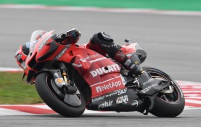 Petrucci's bike 'jumping… impossible at the end'
