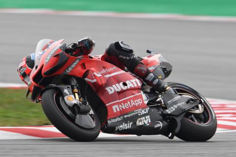Petrucci's bike 'jumping… impossible at the end'