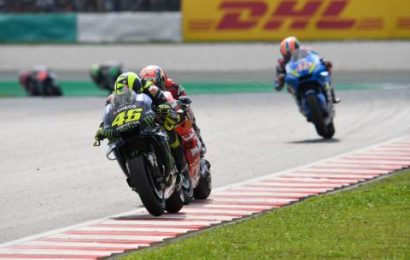 Rossi 'enjoys' podium battle, first fastest lap since 2016