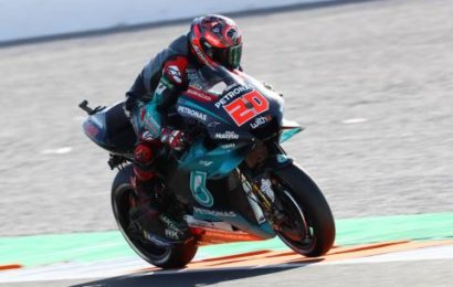 Quartararo leads Vinales as Rossi falls again in FP2