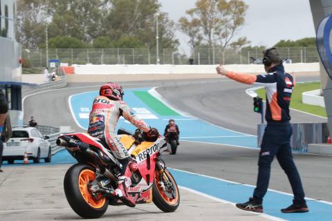 Jerez MotoGP test times – Tuesday (3pm)