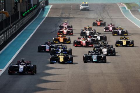 2019 F2 abu dhabi sprint  Yarış Sonuçları