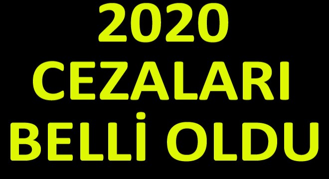 2020 Ceza Miktarları