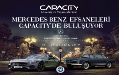 Capacity AVM’de Mercedes-Benz Efsane Otomobiller Sergisi