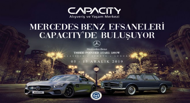 Capacity AVM’de Mercedes-Benz Efsane Otomobiller Sergisi Capacity AVM’de Mercedes-Benz Efsane Otomobiller Sergisi