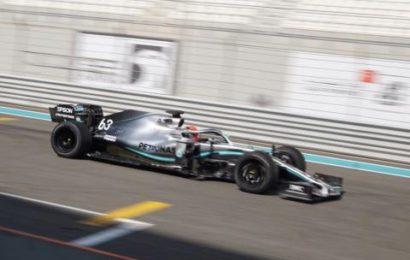 Russell completes 18-inch F1 tyre test for Mercedes