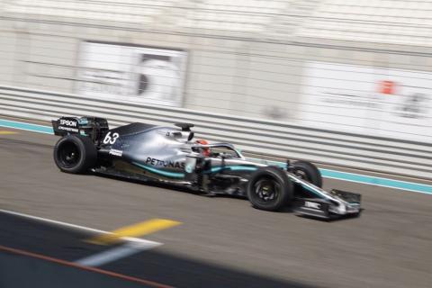 Russell completes 18-inch F1 tyre test for Mercedes