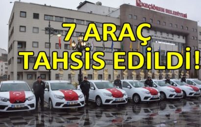 Keçiören İlçe Emniyet Müdürlüğü’ne 7 Araç Tahsis Edildi