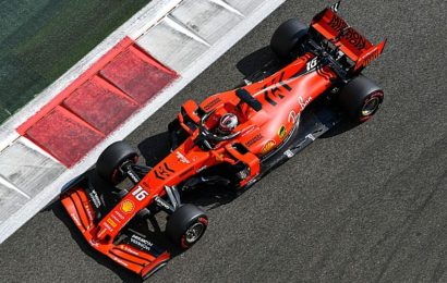 Leclerc, Abu Dhabi testinde kaza yaptı!