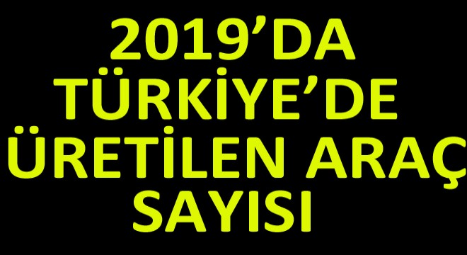 Türkiye’de 2019 Yılında 1,46 Milyon Araç Üretildi! Türkiye’de 2019 Yılında 1,46 Milyon Araç Üretildi!