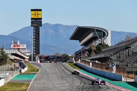 Barcelona F1 Test 2 Day 1 – Wednesday 12Noon Results