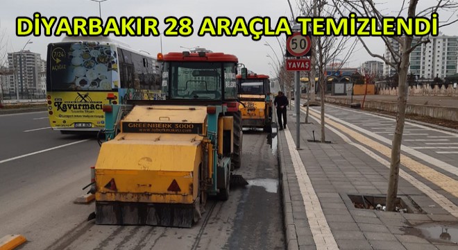 Diyarbakır’da 250 Personel ve 28 Araçla Genel Temizlik Çalışması
