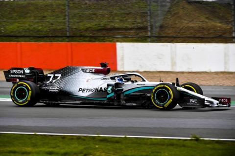 Mercedes’ W11 F1 car makes track debut at Silverstone 