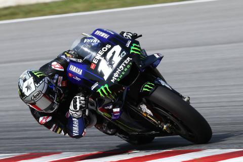 Vinales 'resists' time attack for race pace