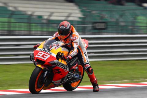 Marquez 'suffers' physically, 'more worried' technically
