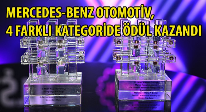 Mercedes-Benz Otomotiv, 4 Farklı Kategoride Ödül Kazandı