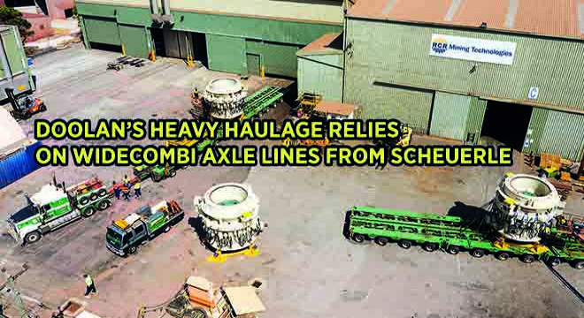 Doolan’s Heavy Haulage Relies On Widecombi Axle Lines From Scheuerle