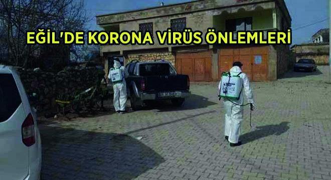 Eğil’de Korona Virüs Önlemleri